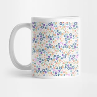 Sweet Colorful Ditsy Floral Pattern Mug